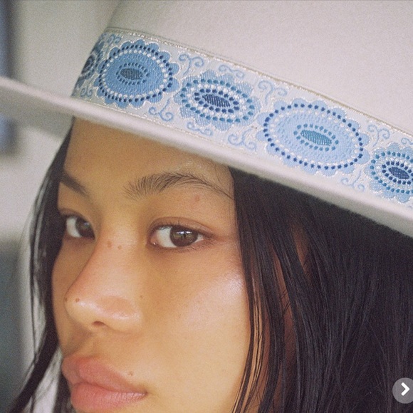 NWT Lack of Color Azure Lolita Boater Hat - Picture 7 of 10